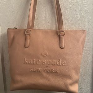 Kate Spade Avenue logo tote in pink